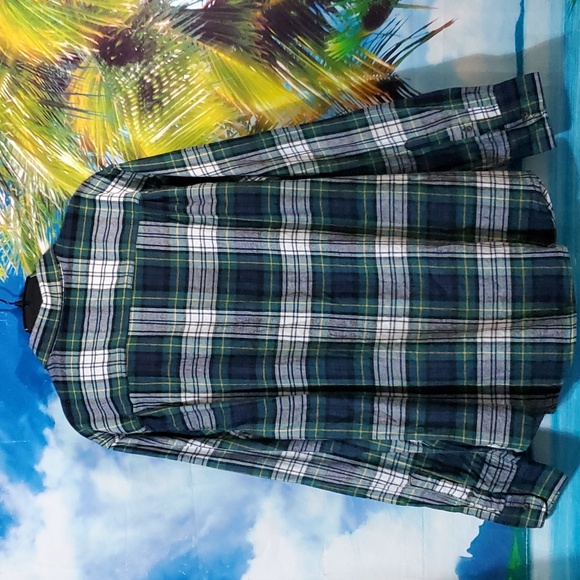 George men's Flannel Long sleeves Plaid shirt size XL NWT - Picture 3 of 5
